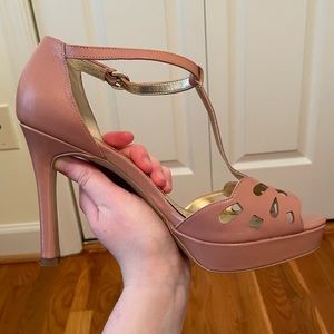 Anne Klein Pink Platform Heels